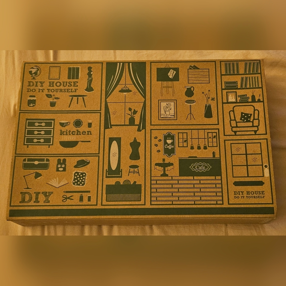 Miniature Model DIY Dollhouse Sam's Study Hobby Build Project - NEW